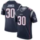 DJ James ＃30 New England Patriots Legend Jersey - Youth Navy