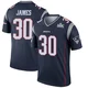 DJ James ＃30 New England Patriots Legend Super Bowl LX Patch Jersey - Men's Navy