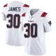DJ James ＃30 New England Patriots Limited Vapor Untouchable Jersey - Men's White