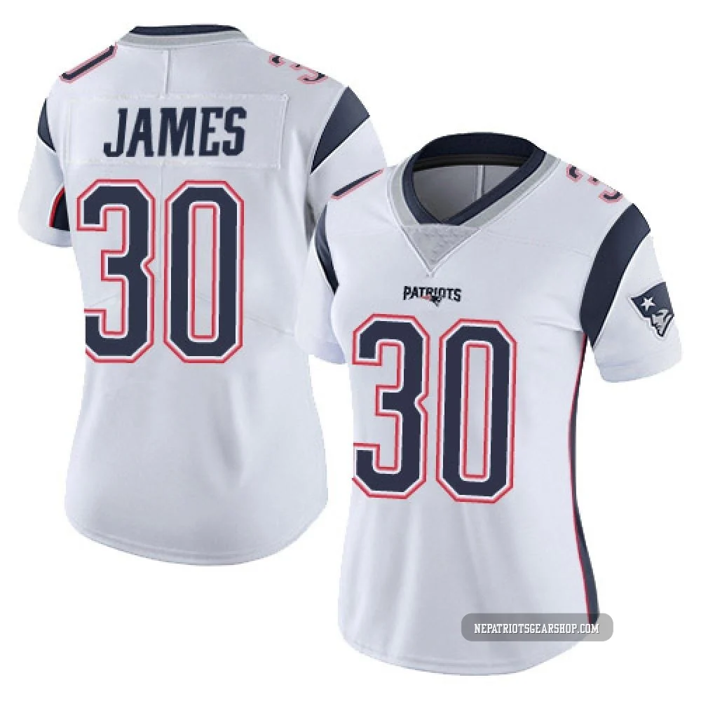 DJ James ＃30 New England Patriots Limited Vapor Untouchable Jersey - Women's White