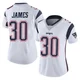 DJ James ＃30 New England Patriots Limited Vapor Untouchable Jersey - Women's White