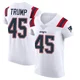 Donald Trump ＃45 New England Patriots Elite Vapor Untouchable Jersey - Men's White
