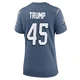 Donald Trump ＃45 New England Patriots Game Storm 2025 Rivalries Collection Jersey - Women's Blue