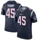 Donald Trump ＃45 New England Patriots Legend Jersey - Youth Navy