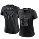 Donald Trump ＃45 New England Patriots Limited Reflective Jersey - Women's Black