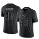 Donald Trump ＃45 New England Patriots Limited Reflective Jersey - Youth Black