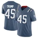 Donald Trump ＃45 New England Patriots Limited Storm 2025 Rivalries Collection Jersey - Men's Blue