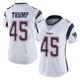 Donald Trump ＃45 New England Patriots Limited Vapor Untouchable Jersey - Women's White