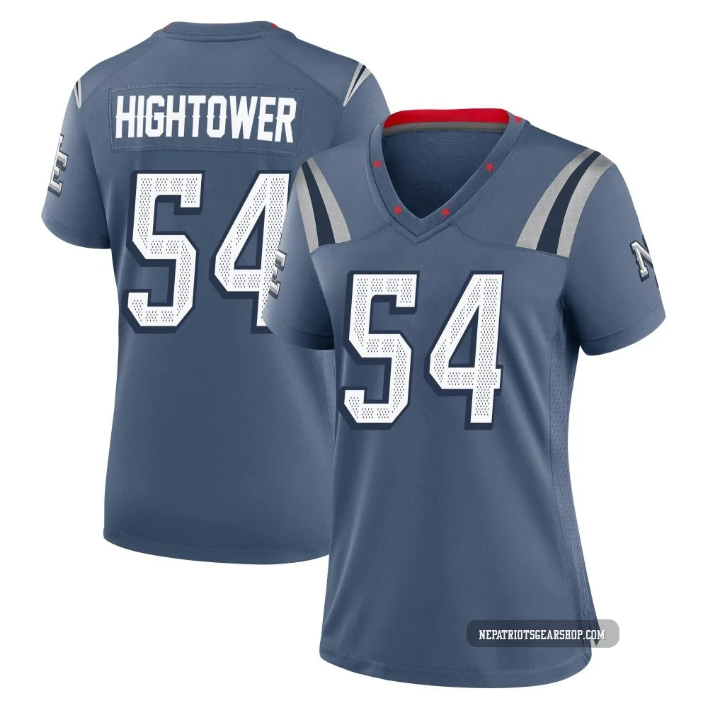 Dont'a Hightower ＃54 New England Patriots Game Storm 2025 Rivalries Collection Jersey - Women's Blue