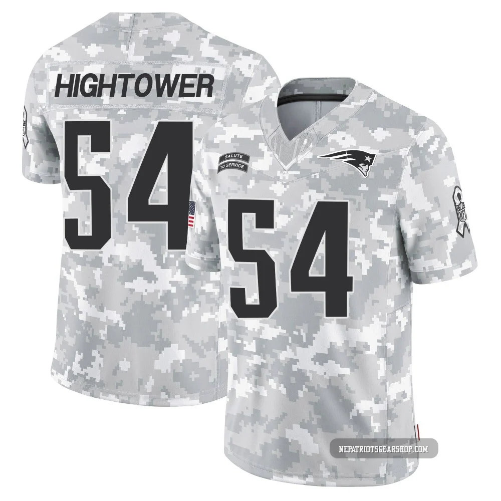 Dont'a Hightower ＃54 New England Patriots Limited 2024 Salute to Service Jersey - Youth Arctic Camo