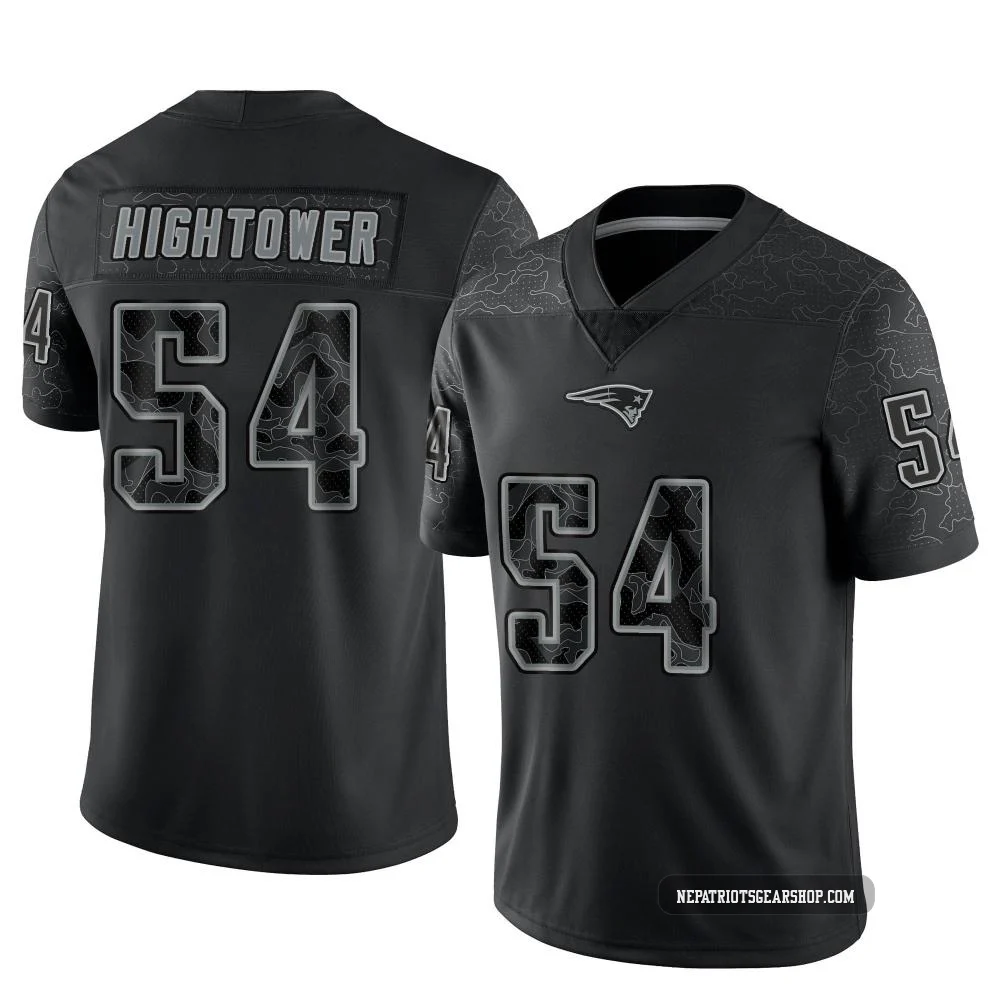 Dont'a Hightower ＃54 New England Patriots Limited Reflective Jersey - Youth Black