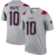 Drake Maye ＃10 New England Patriots Legend Inverted Jersey - Men's Gray