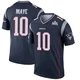 Drake Maye ＃10 New England Patriots Legend Super Bowl LX Patch Jersey - Men's Navy