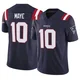 Drake Maye ＃10 New England Patriots Limited Vapor F.U.S.E. Jersey - Men's Navy