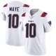 Drake Maye ＃10 New England Patriots Limited Vapor Untouchable Jersey - Men's White