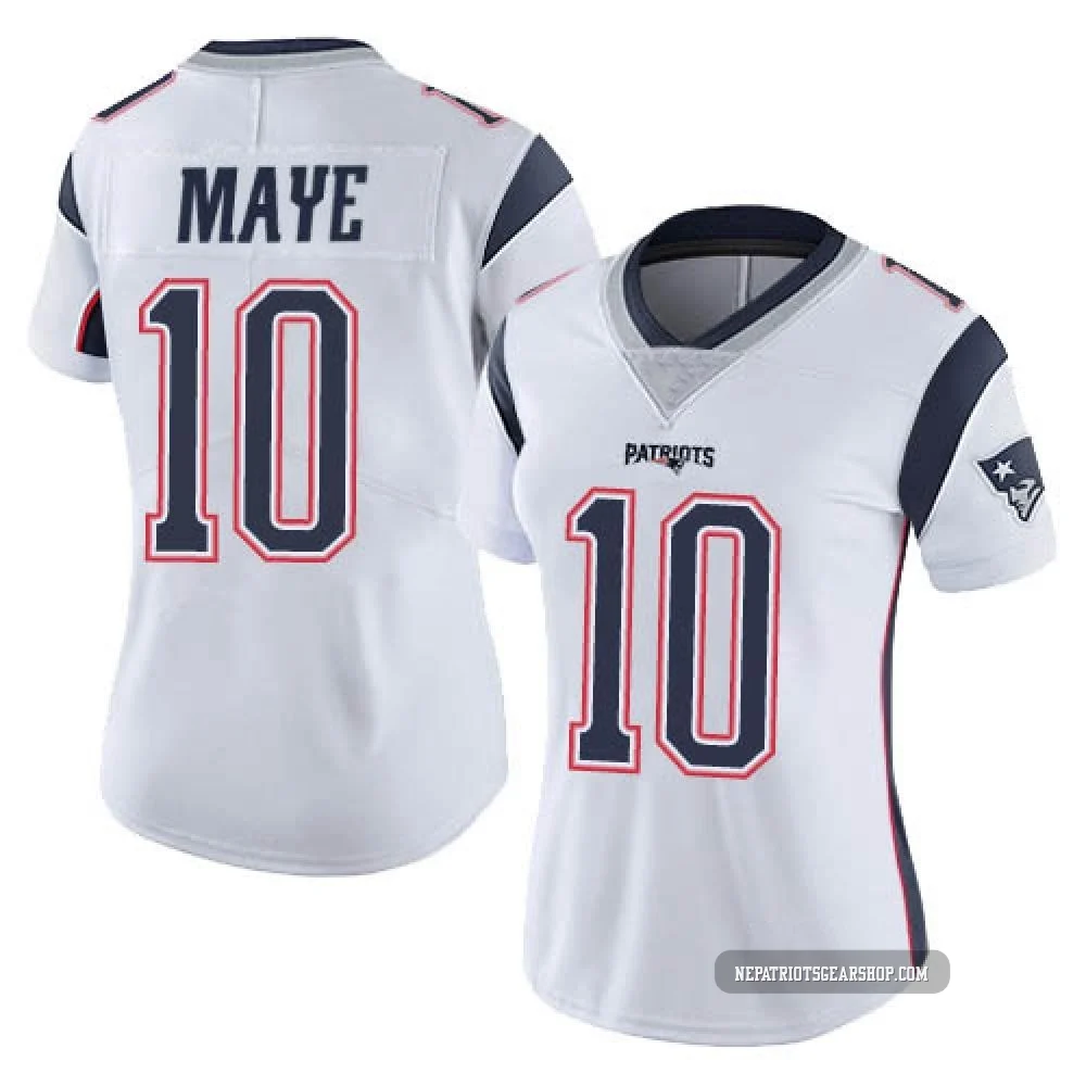 Drake Maye ＃10 New England Patriots Limited Vapor Untouchable Jersey - Women's White