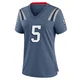Dre'Mont Jones ＃5 New England Patriots Game Storm 2025 Rivalries Collection Jersey - Women's Blue