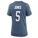 Dre'Mont Jones ＃5 New England Patriots Game Storm 2025 Rivalries Collection Jersey - Women's Blue