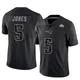 Dre'Mont Jones ＃5 New England Patriots Limited Reflective Super Bowl LX Patch Jersey - Men's Black