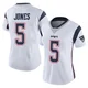 Dre'Mont Jones ＃5 New England Patriots Limited Vapor Untouchable Jersey - Women's White