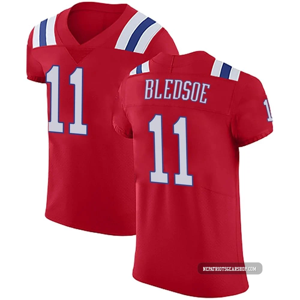 Drew Bledsoe ＃11 New England Patriots Elite Vapor Untouchable Alternate Jersey - Men's Red