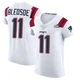 Drew Bledsoe ＃11 New England Patriots Elite Vapor Untouchable Super Bowl LX Patch Jersey - Men's White