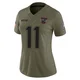 Drew Bledsoe ＃11 New England Patriots Limited 2025 Salute to Service Jersey - Women's Olive