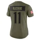 Drew Bledsoe ＃11 New England Patriots Limited 2025 Salute to Service Jersey - Women's Olive