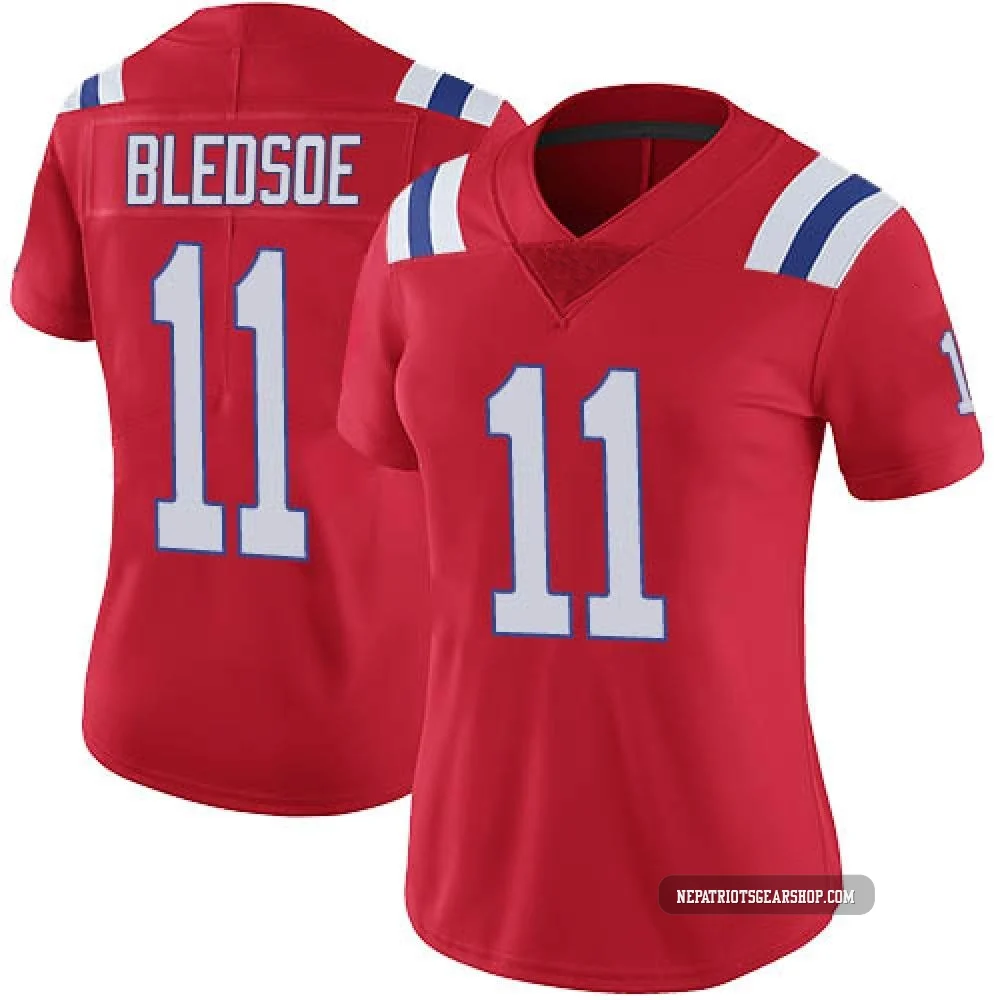 Drew Bledsoe ＃11 New England Patriots Limited Vapor Untouchable Alternate Jersey - Women's Red