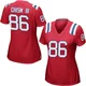 Efton Chism III ＃86 New England Patriots Game Alternate Jersey - Women's Red