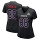 Efton Chism III ＃86 New England Patriots Game Carbon Fashion Super Bowl LX Patch Jersey - Women's Black