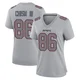 Efton Chism III ＃86 New England Patriots Game Silver Atmosphere Fashion Jersey - Women's