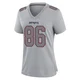 Efton Chism III ＃86 New England Patriots Game Silver Atmosphere Fashion Jersey - Women's