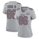 Efton Chism III ＃86 New England Patriots Game Silver Atmosphere Fashion Super Bowl LX Patch Jersey - Women's