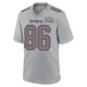 Efton Chism III ＃86 New England Patriots Game Silver Atmosphere Fashion Super Bowl LX Patch Jersey - Youth
