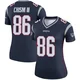 Efton Chism III ＃86 New England Patriots Legend Jersey - Women's Navy