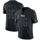 Efton Chism III ＃86 New England Patriots Limited Jersey - Men's Black Impact