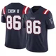 Efton Chism III ＃86 New England Patriots Limited Vapor F.U.S.E. Jersey - Men's Navy