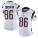 Efton Chism III ＃86 New England Patriots Limited Vapor Untouchable Jersey - Women's White