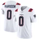 Eli Raridon ＃0 New England Patriots Limited Vapor Untouchable Jersey - Youth White