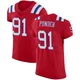 Elijah Ponder ＃91 New England Patriots Elite Vapor Untouchable Alternate Jersey - Men's Red