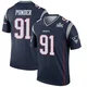 Elijah Ponder ＃91 New England Patriots Legend Super Bowl LX Patch Jersey - Men's Navy