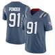 Elijah Ponder ＃91 New England Patriots Limited Storm 2025 Rivalries Collection Jersey - Men's Blue
