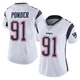 Elijah Ponder ＃91 New England Patriots Limited Vapor Untouchable Jersey - Women's White