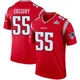 Eric Gregory ＃55 New England Patriots Legend Inverted Super Bowl LX Patch Jersey - Men's Red