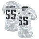 Eric Gregory ＃55 New England Patriots Limited 2024 Salute to Service Jersey - Women's Arctic Camo