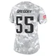 Eric Gregory ＃55 New England Patriots Limited 2024 Salute to Service Jersey - Women's Arctic Camo