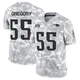 Eric Gregory ＃55 New England Patriots Limited 2024 Salute to Service Jersey - Youth Arctic Camo