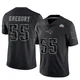 Eric Gregory ＃55 New England Patriots Limited Reflective Super Bowl LX Patch Jersey - Youth Black