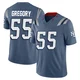 Eric Gregory ＃55 New England Patriots Limited Storm 2025 Rivalries Collection Jersey - Men's Blue